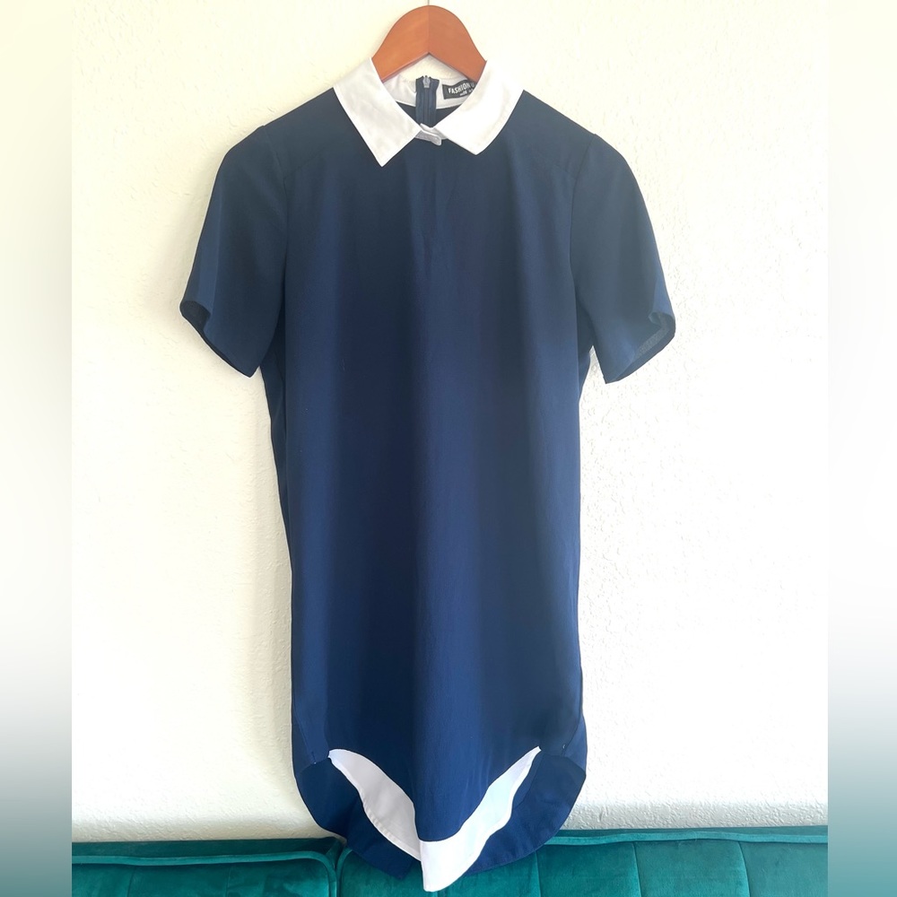 ASOS Peter Pan Collar Shirt Dress Size 4
